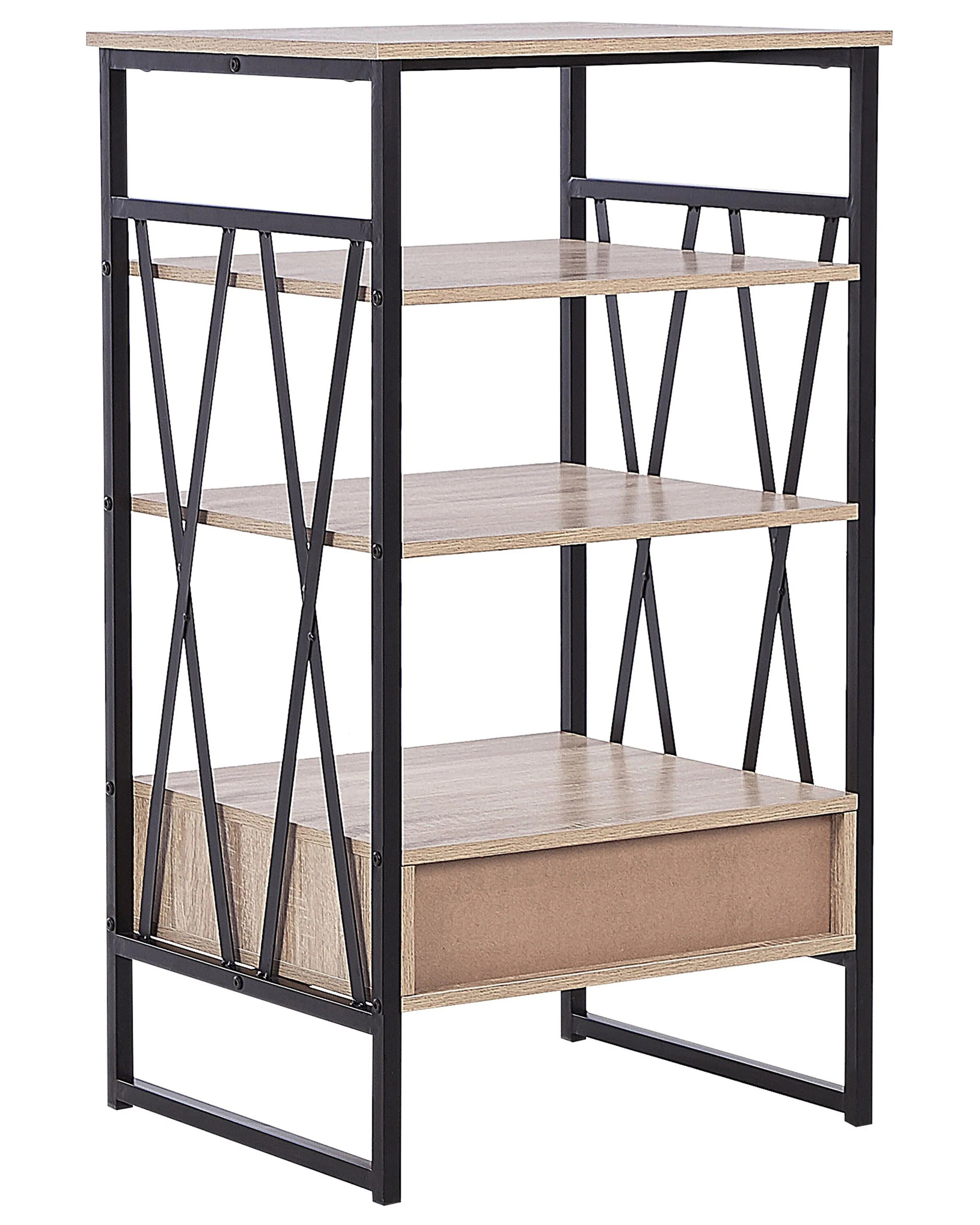 Opbergkast met 3 planken KEENE 101 cm Lichtbruin