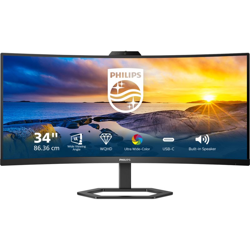 Philips 5000 series 34E1C5600HE/00 écran plat de PC 86,4 cm (34