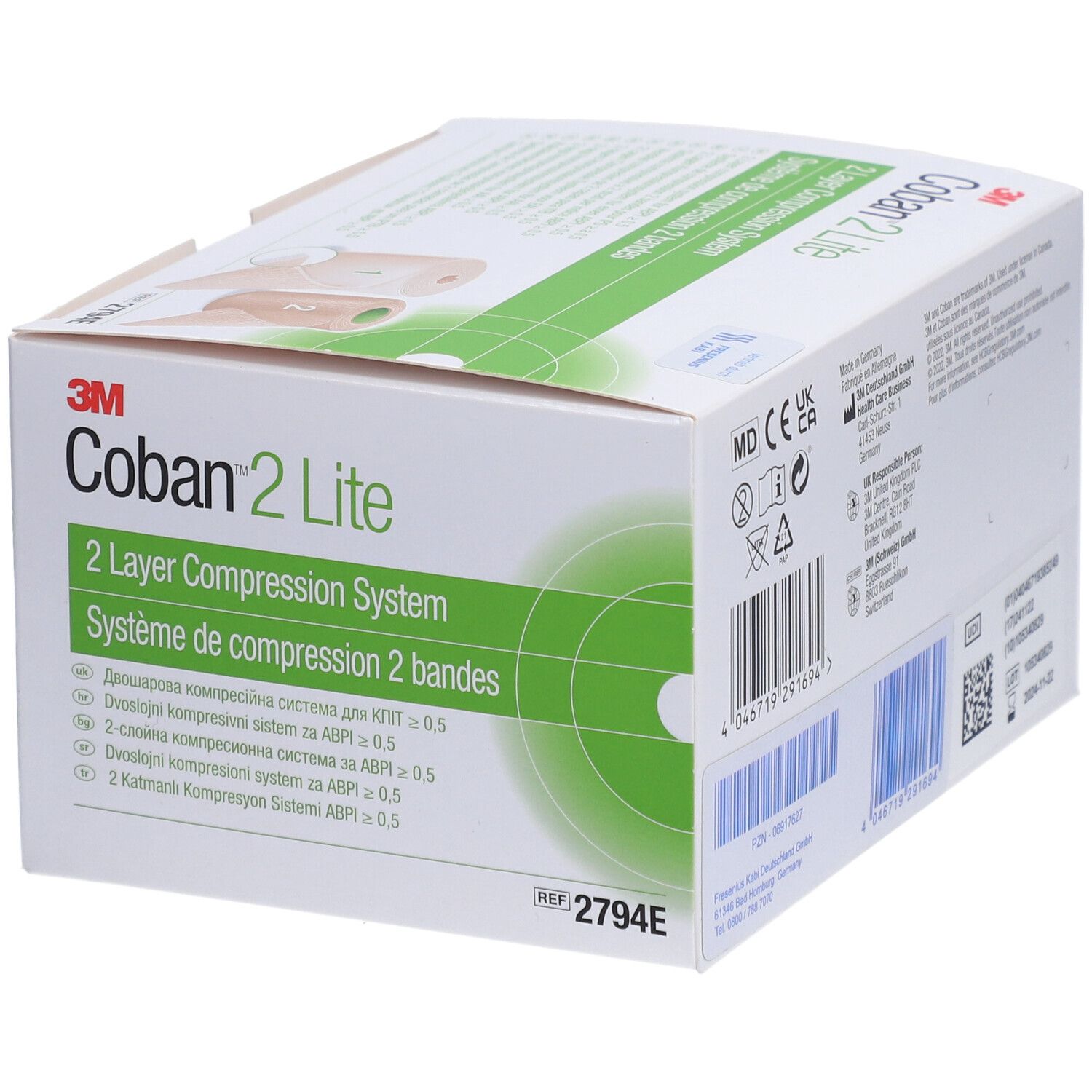 Coban 2-Lagem Kompressionssystem