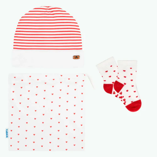 Coffret de naissance - Baby Love rouge