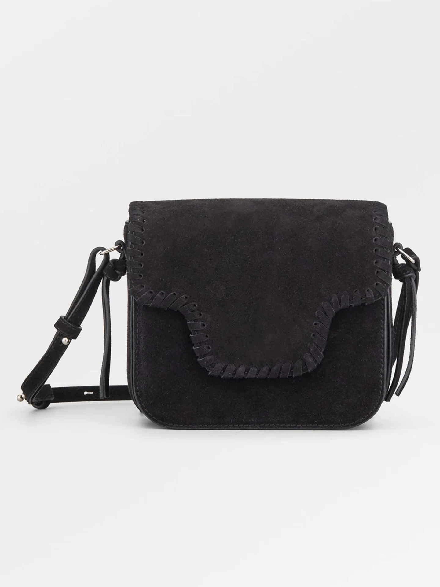 Suede Veg Iris Braid Bag
