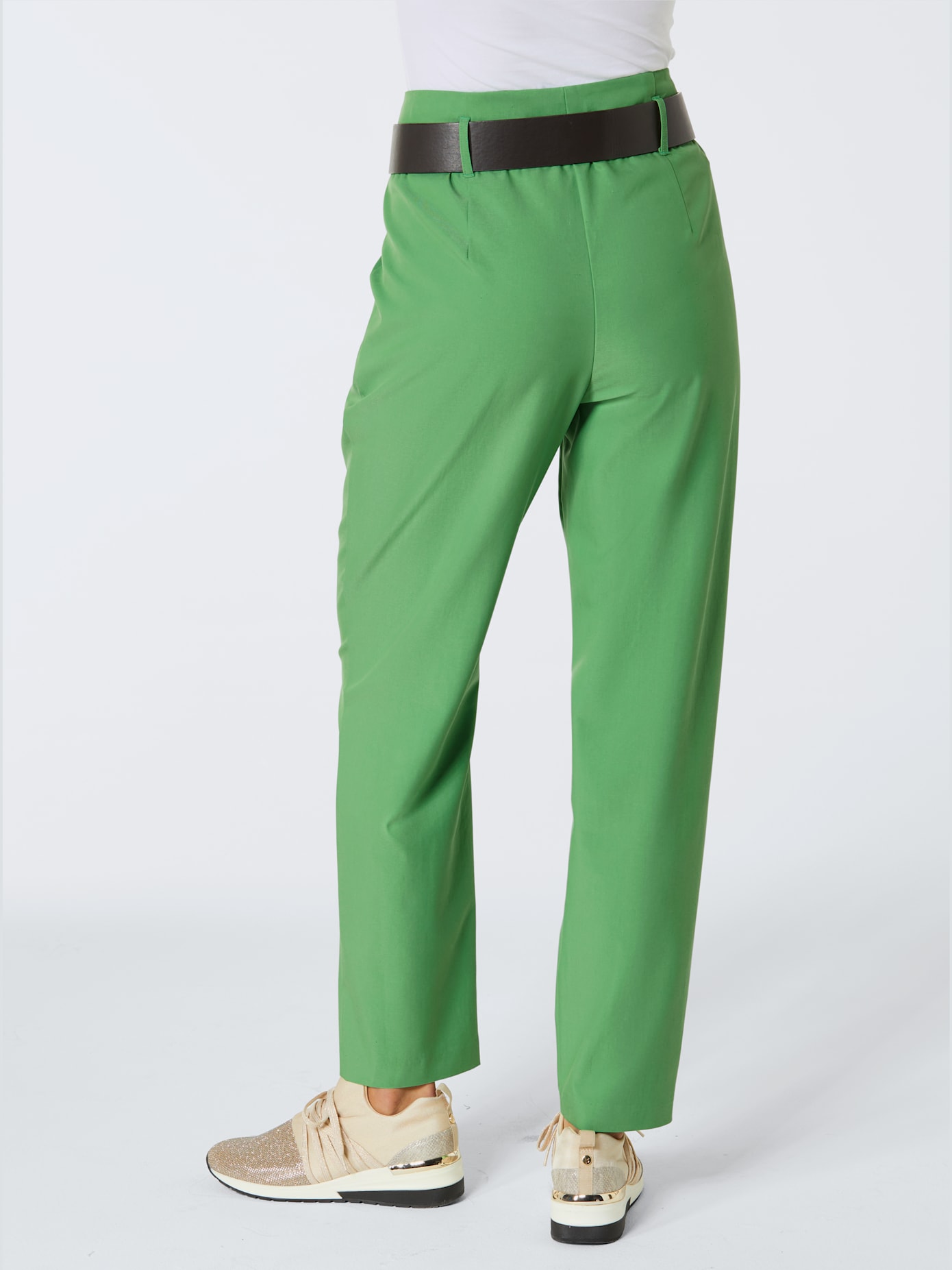 Pantalon à pinces qualité tissée