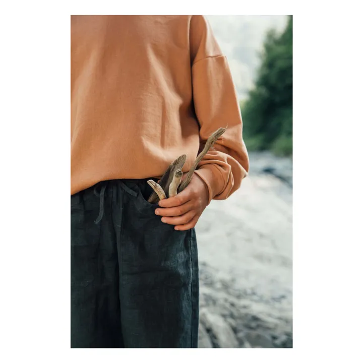 Matona Pantalon Lin | Noir
