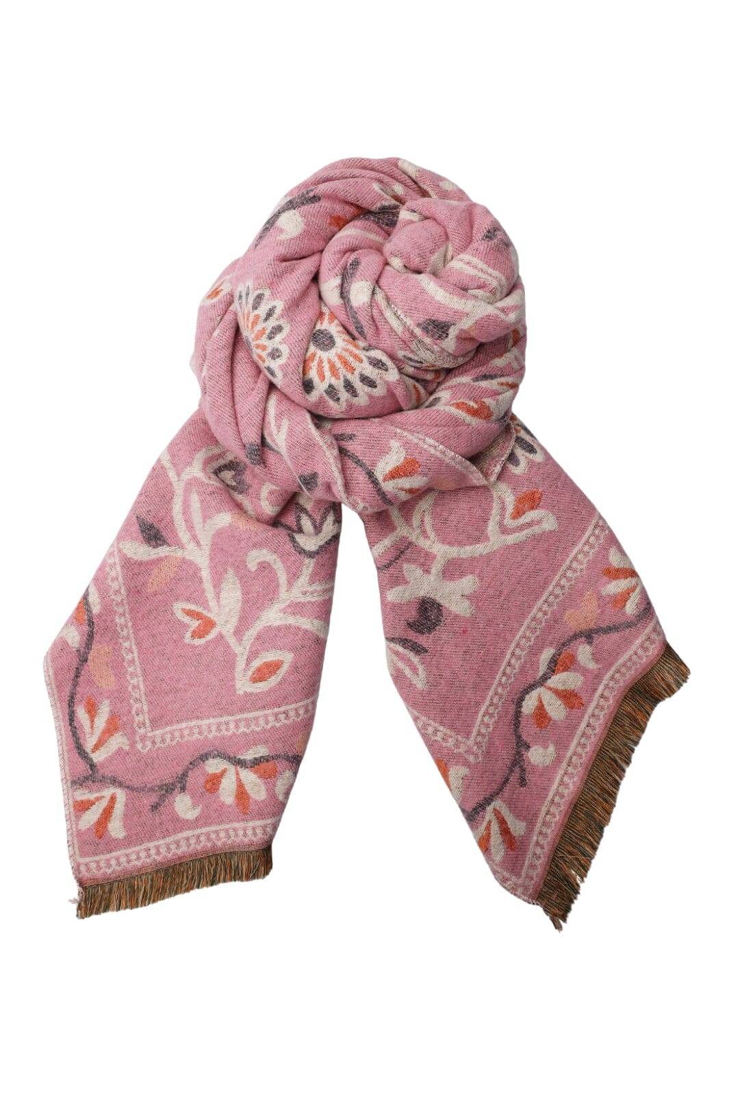 Black Colour Bcdahlia Scarf rose