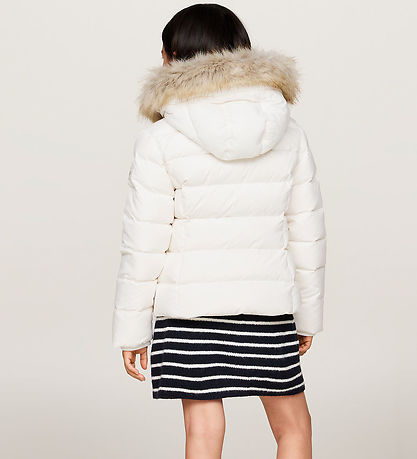Tommy Hilfiger Dunjakke - Ancient White