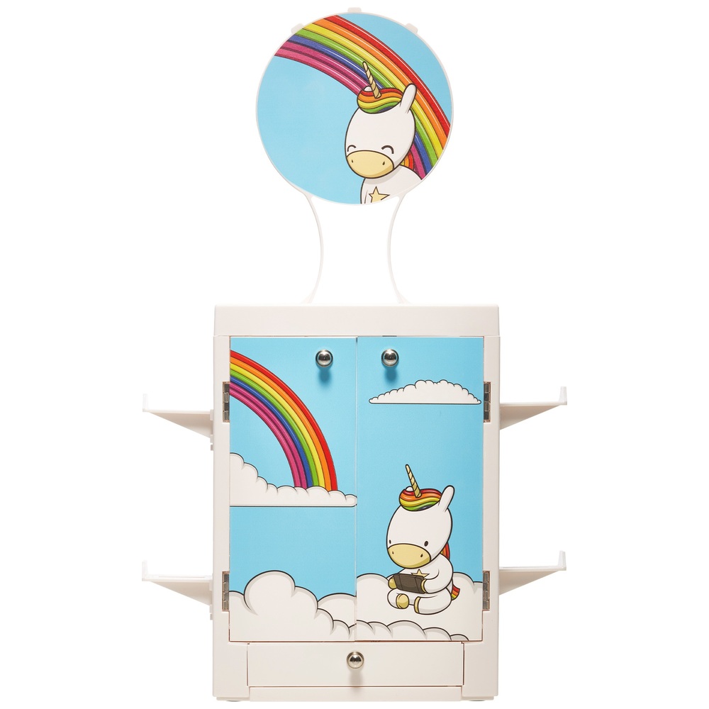 Numskull Eric, der Einhorn-Gamer, Gaming-Schrank
