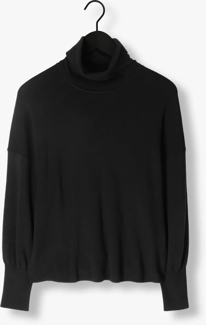 KNIT-TED zwarte knit-ted coltrui mara