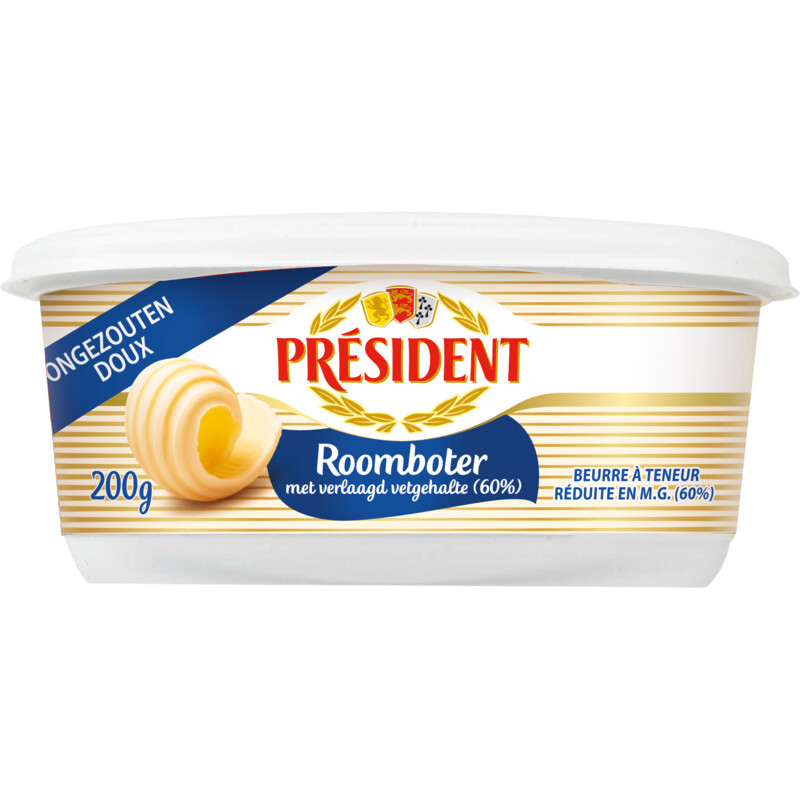 Président Roomboter ongezouten