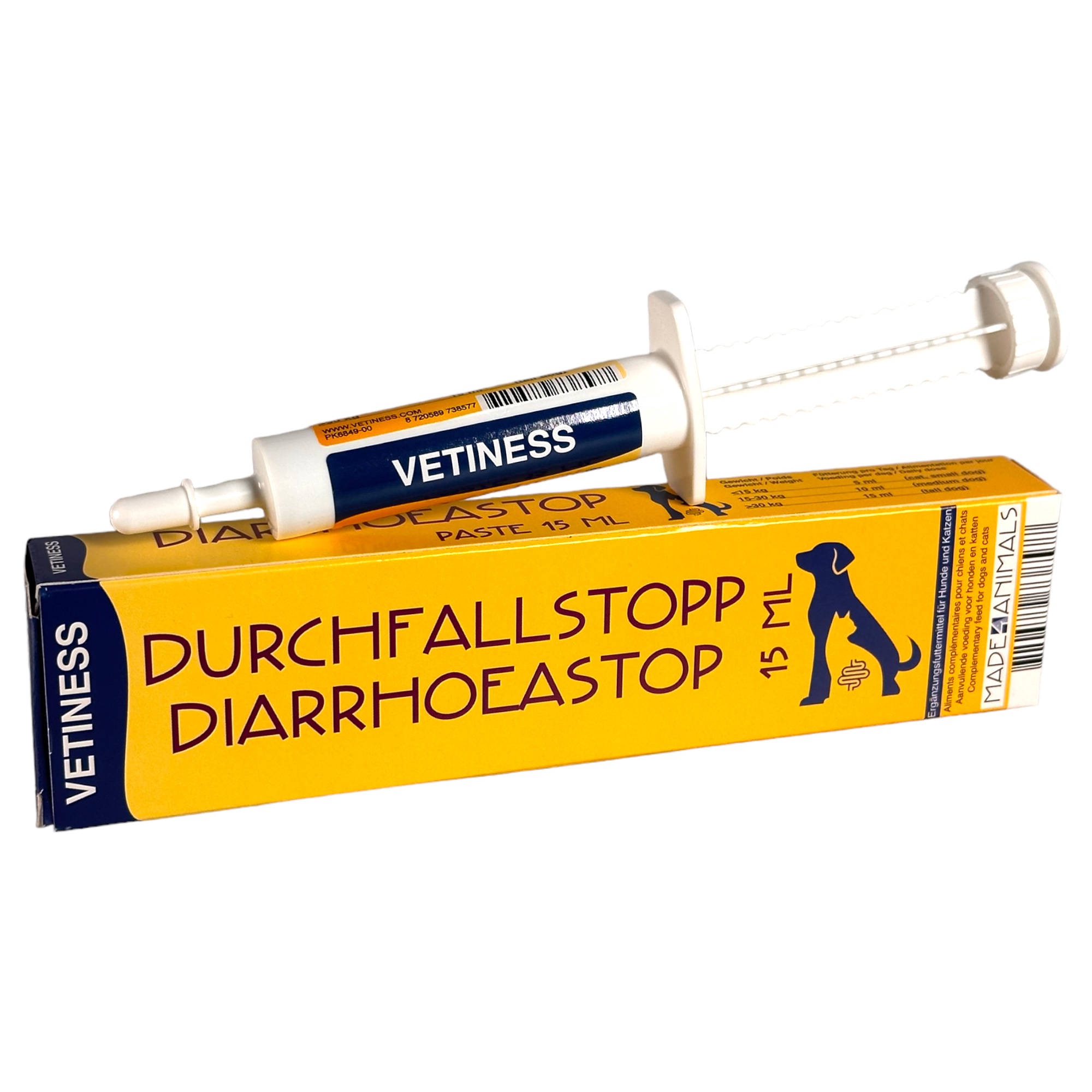 Pasta antidiarreica Vetiness 15 ml