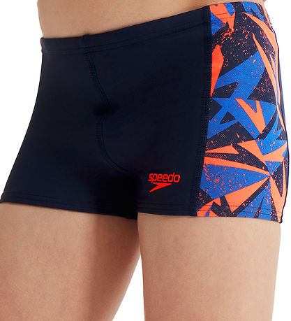 Speedo Bådebukser - Hyper Boom Panel Aquashorts - Blå/Orange