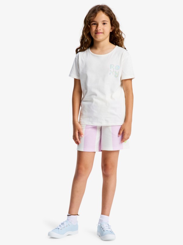 Little Things Short en molleton Violet Fille 4-16