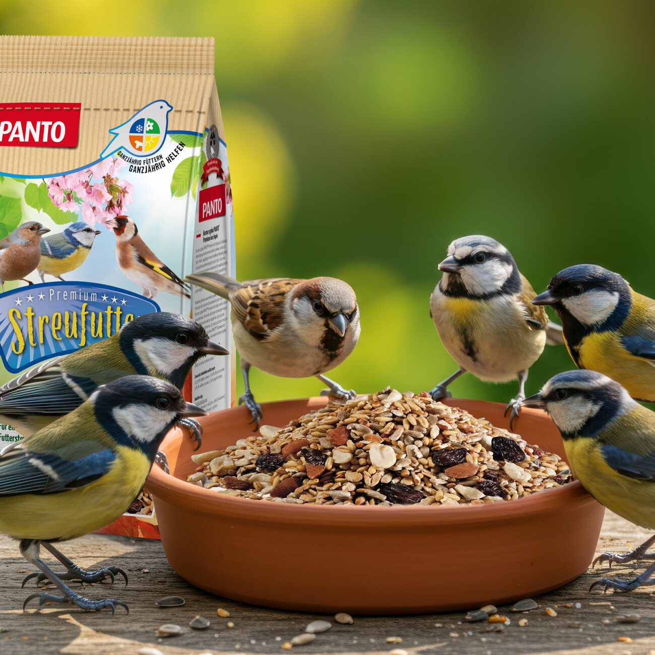 Panto Premium Streufutter 5x900g