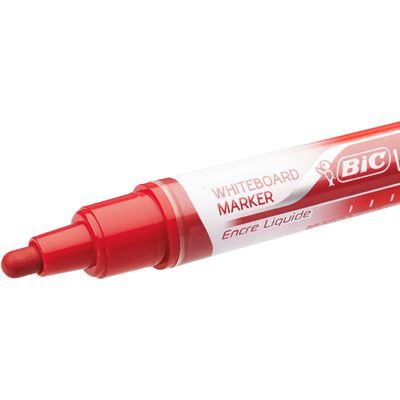 BIC VELLEDA LIQUID INK TANK - Marqueur effaçable - pointe large - rouge