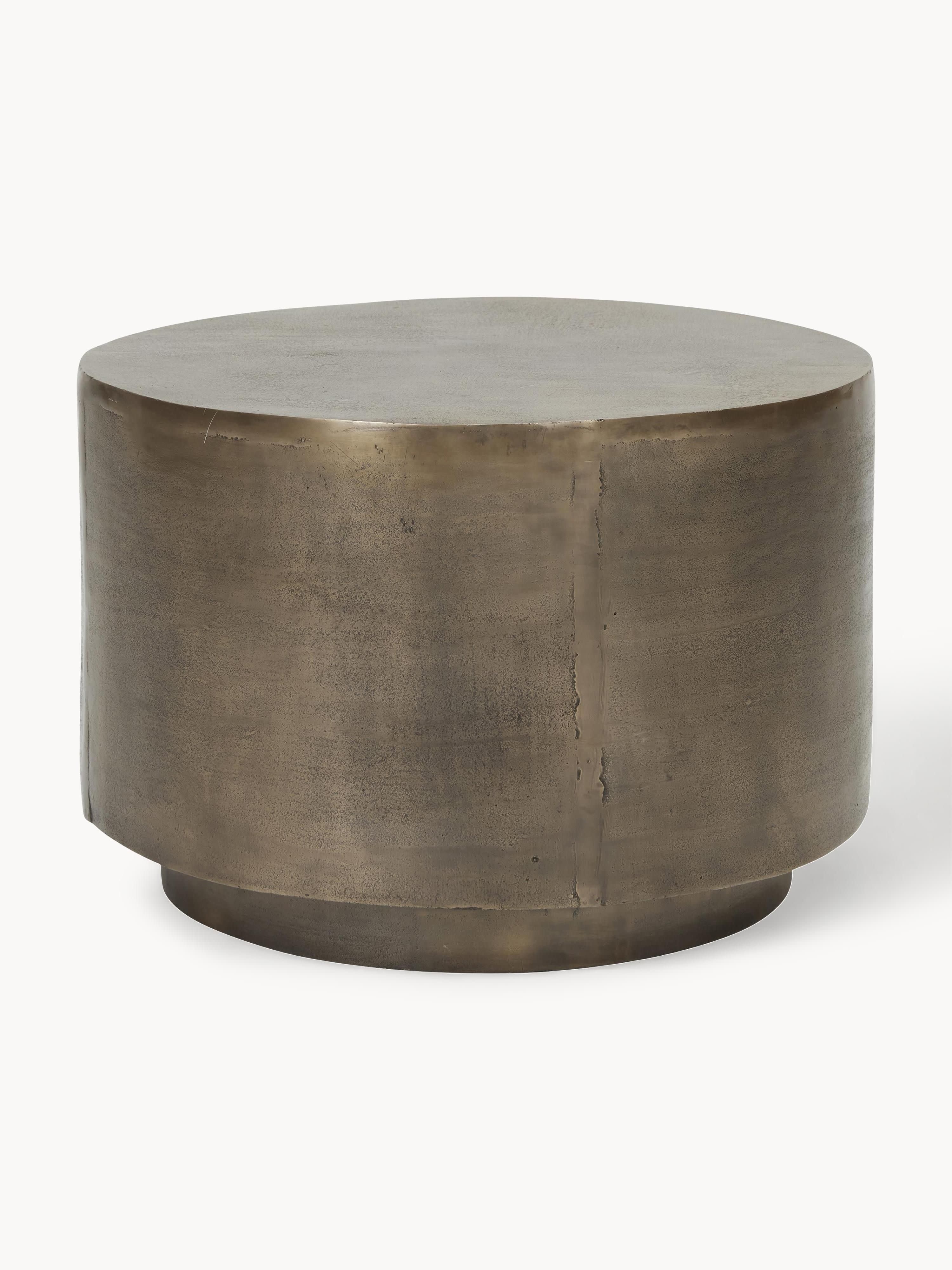 Ronde salontafel Rota met antieke afwerking