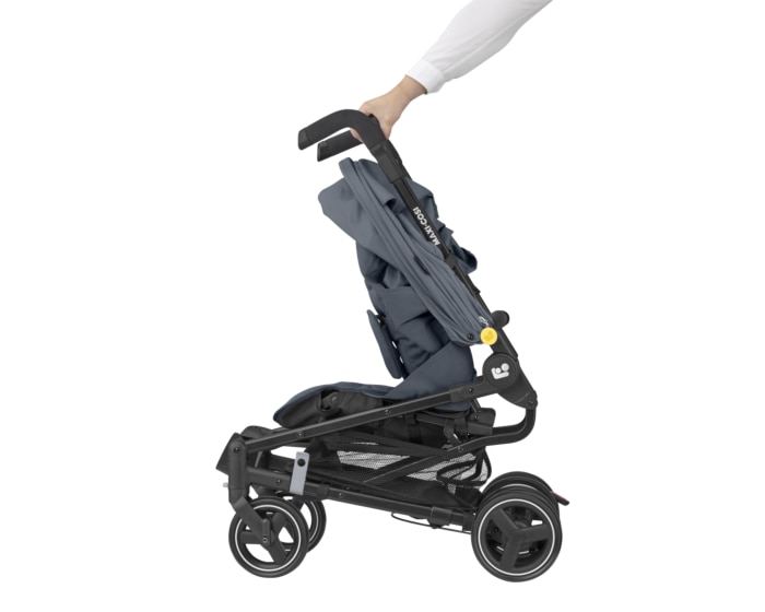 Mara 0 - 4 Y   0 - 22 kg    Ultra kompakt |    Manövrierbarkeit mit einer Hand |    Leichtgewicht |    3 Liegepositionen |