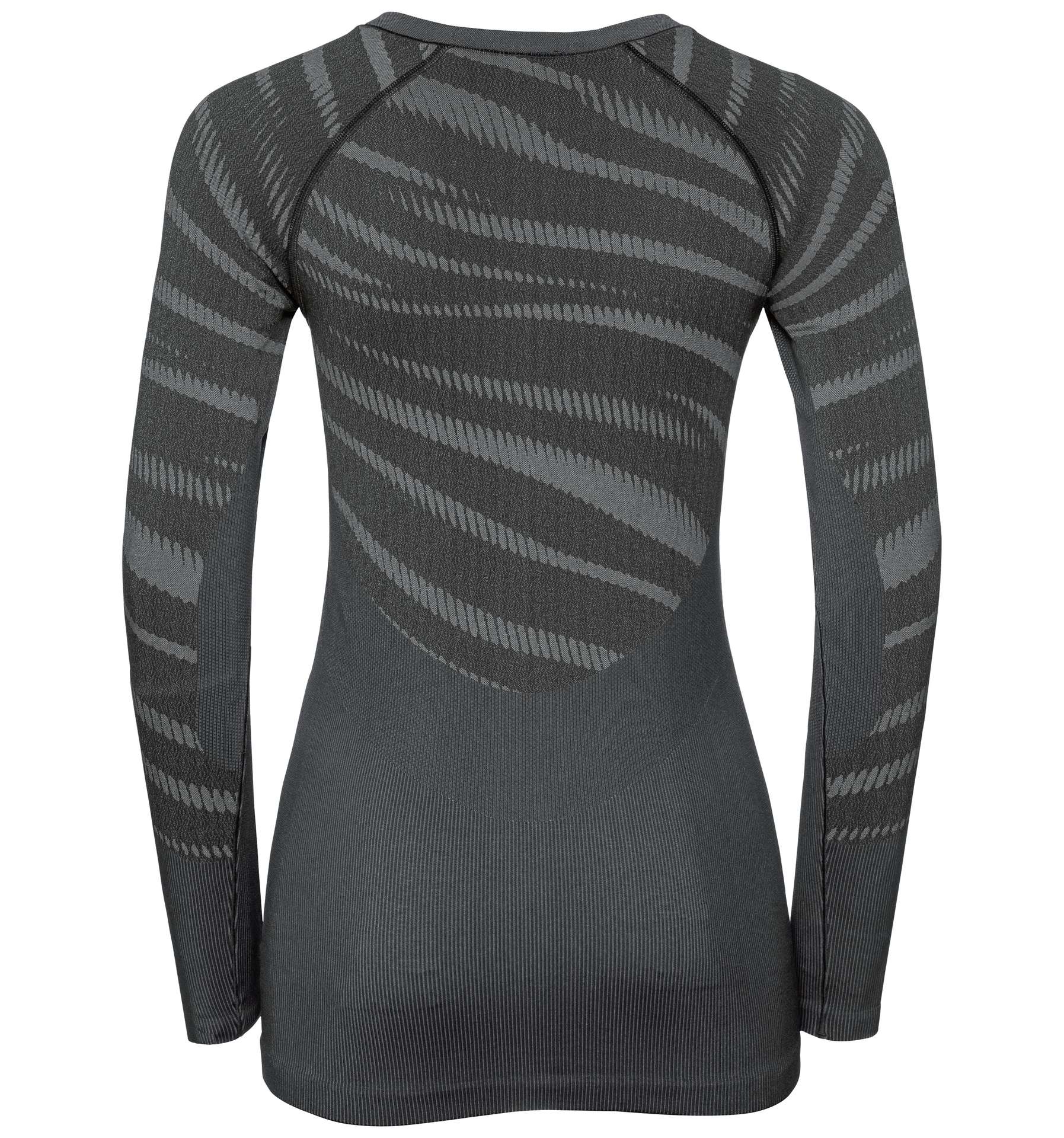 Odlo Performance Blackcomb Warm SUW  Thermoshirt Lange Mouwen Grijs Dames