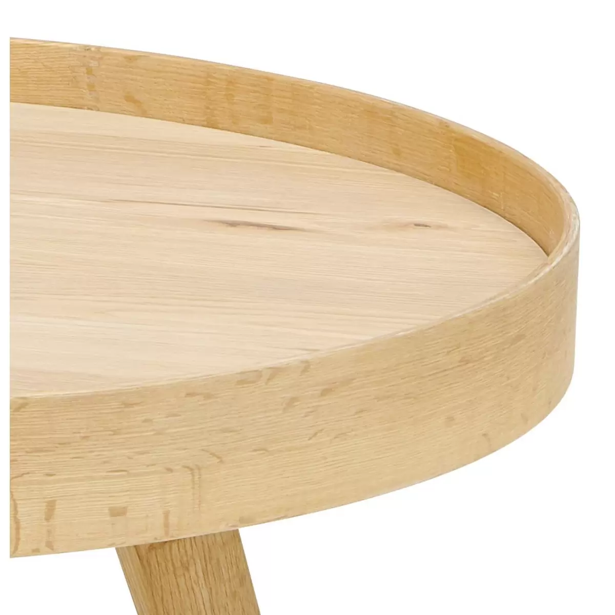 Salontisch rund Wood Eiche