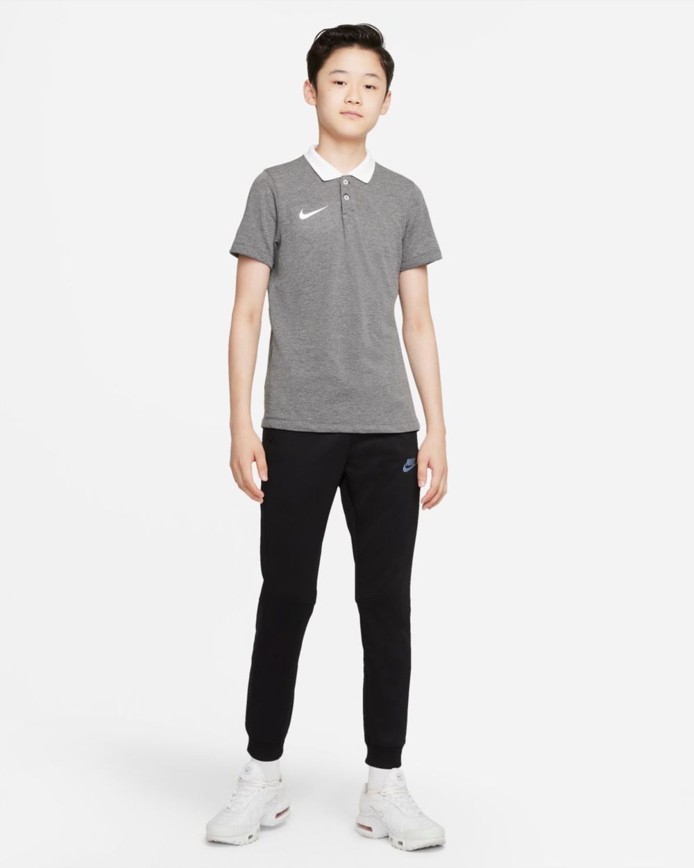 Polo Nike Team Club 20 Gris pour enfant