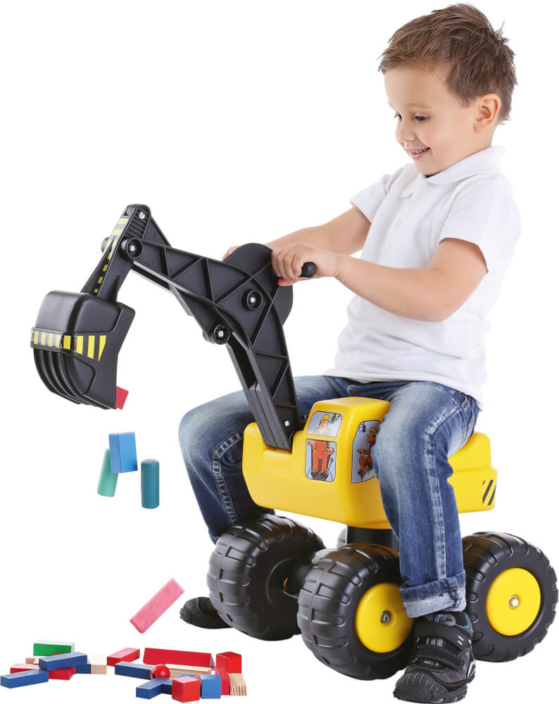 Sitzbagger Mobby Dig 100 kg, Kunststoff, ab 36 Monate - 6 Jahre