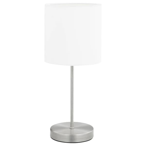 vidaXL Bordlamper 2 stk berøringsknapp hvit E14