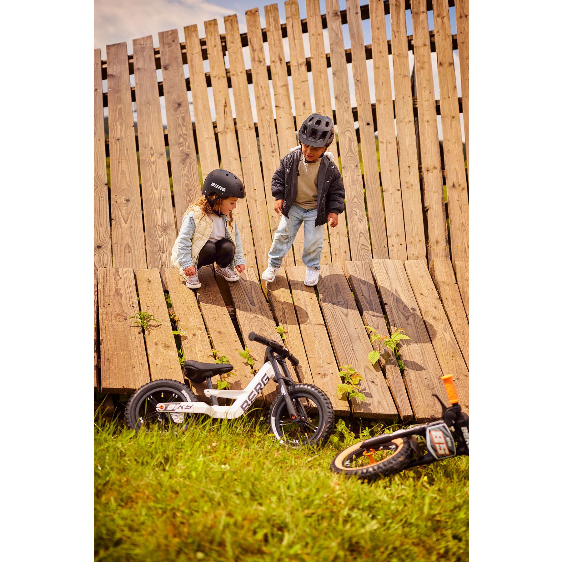 BERG Biky Cross 12 Inch Handrem Loopfiets 2026