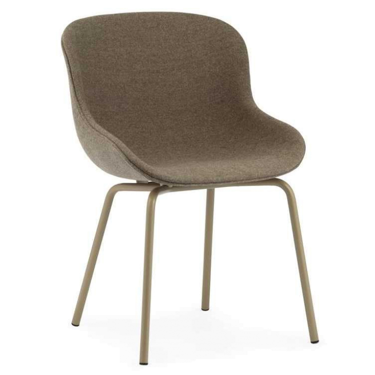Normann Copenhagen Hyg stoel full upholstery met stalen onderstel Zand Synergy