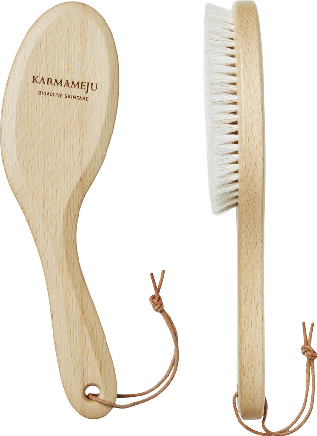 Karmameju Skincare BUFF NATURLIG TØRBØRSTE - long handle