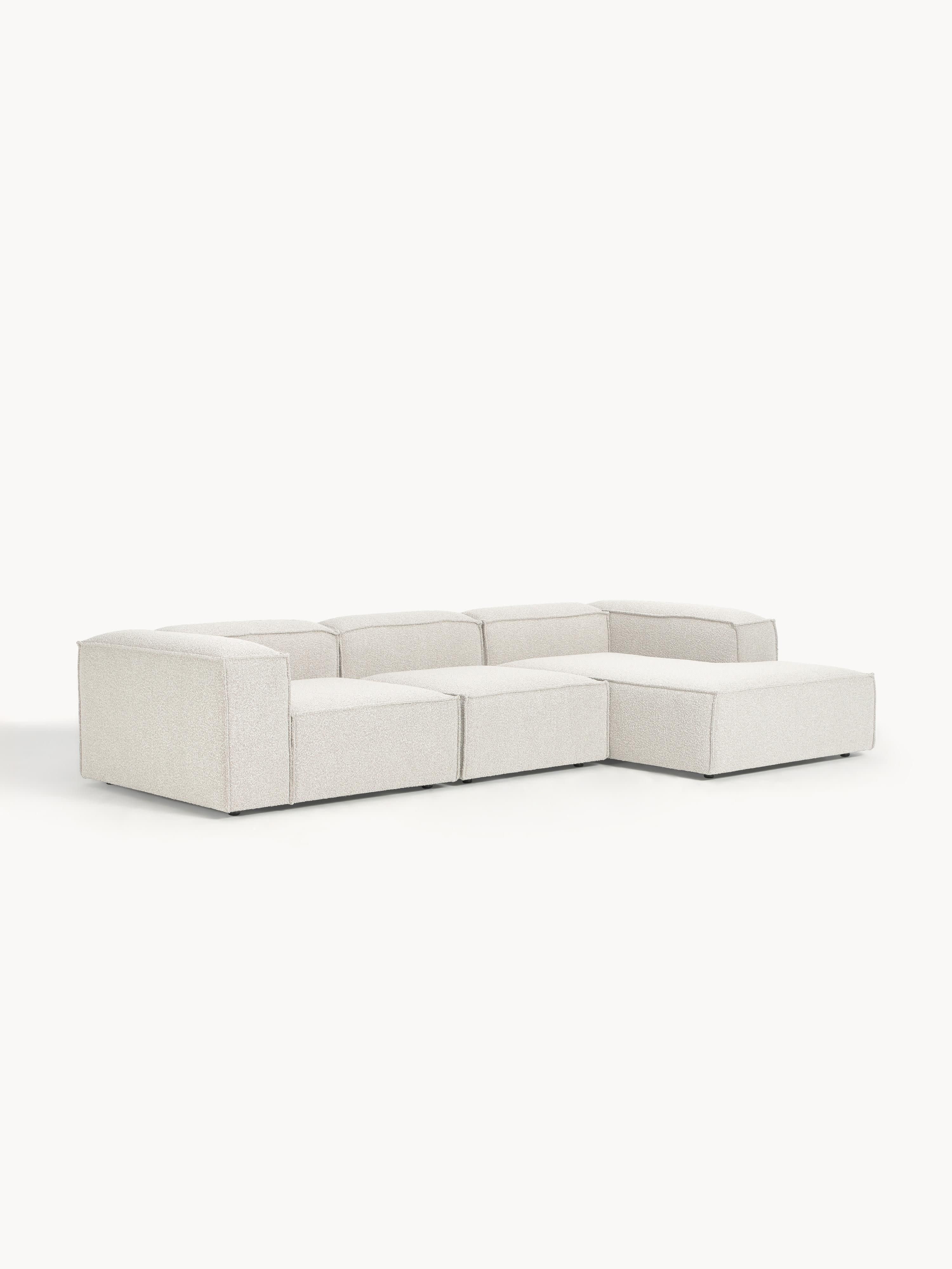 Modulaire bouclé-hoekbank Lennon (4-zits)