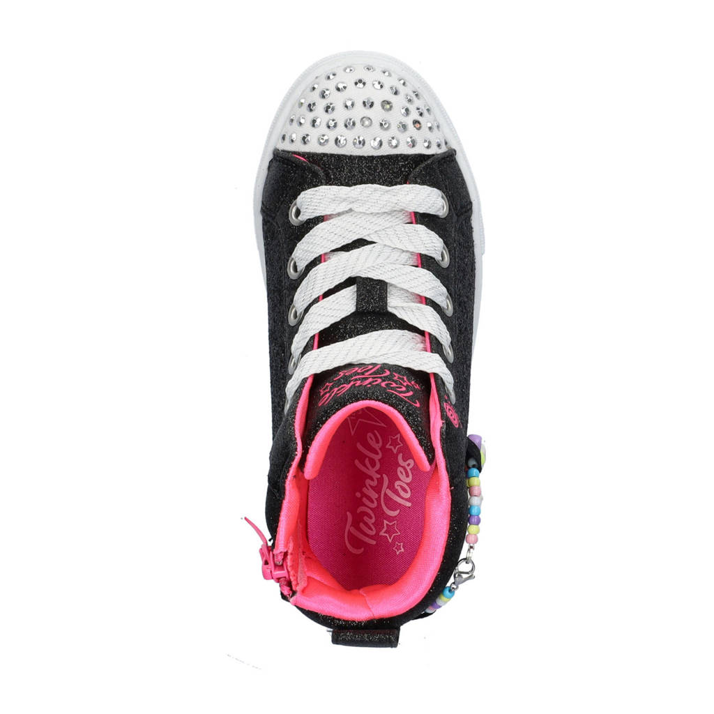 Skechers S-Lights Twinkle Charms Bestiesneakers met lichtjes zwart