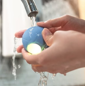 (Ø56mm) Wicked Ball SE Interaktiver Hunde Ball Haustier Spielzeug mit 3 Spiel Modi / LED Anzeige / Soundeffekte (CBS0101IT) - Blau