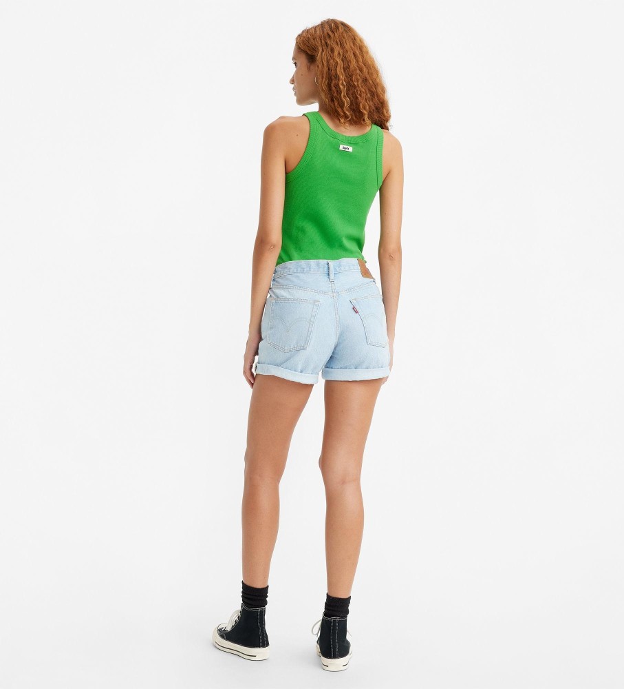 Shorts Levi's Rolled-Up 501 Azul