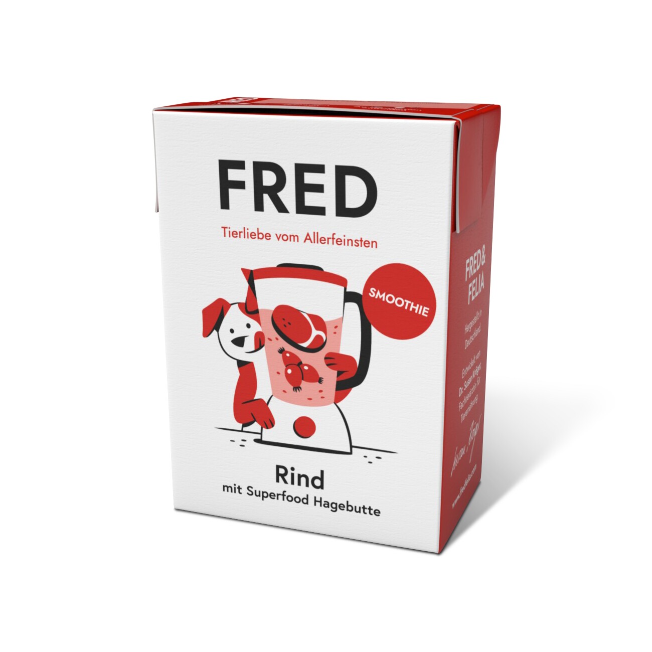 Fred & Felia FRED Smoothie Rind mit Hagebutte 10 x 200g