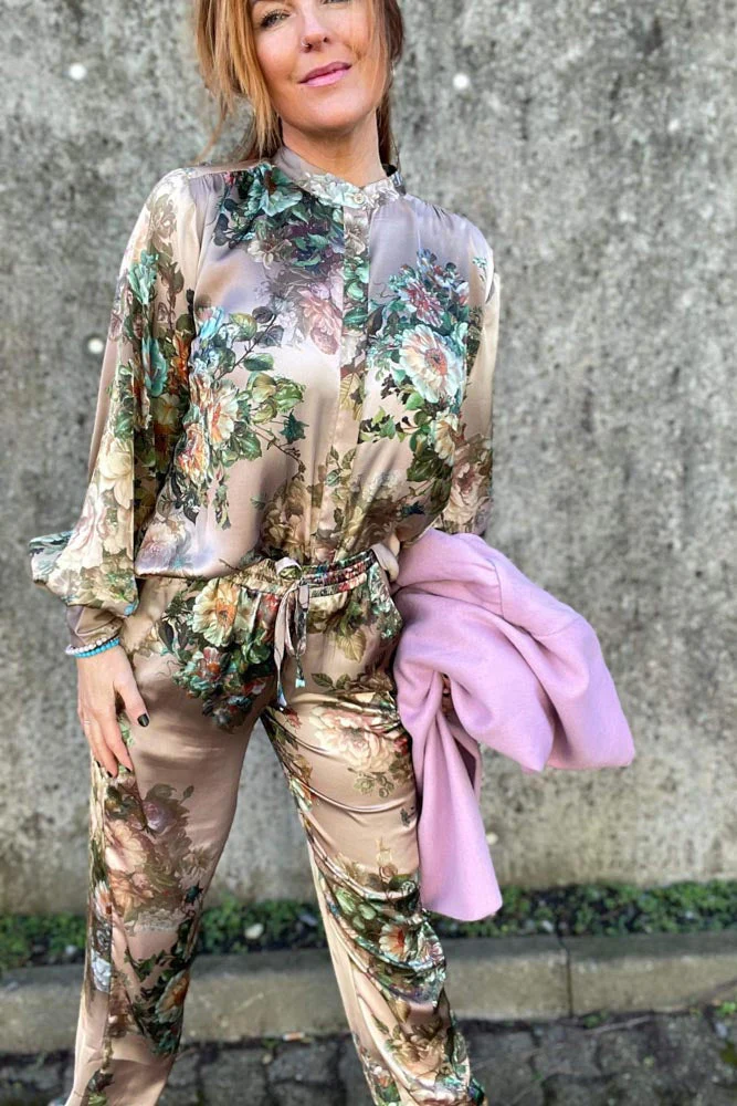 Karmamia Cornelia Shirt daisy mocha