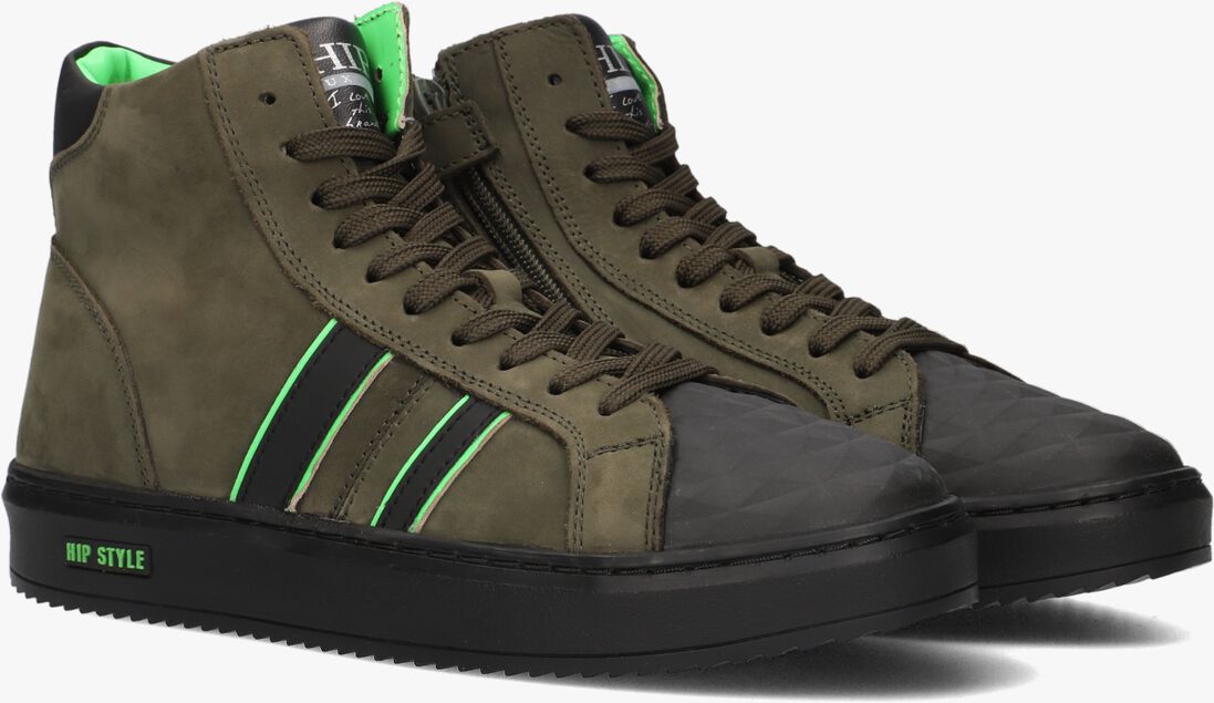 HIP groene hip hoge sneaker h1943