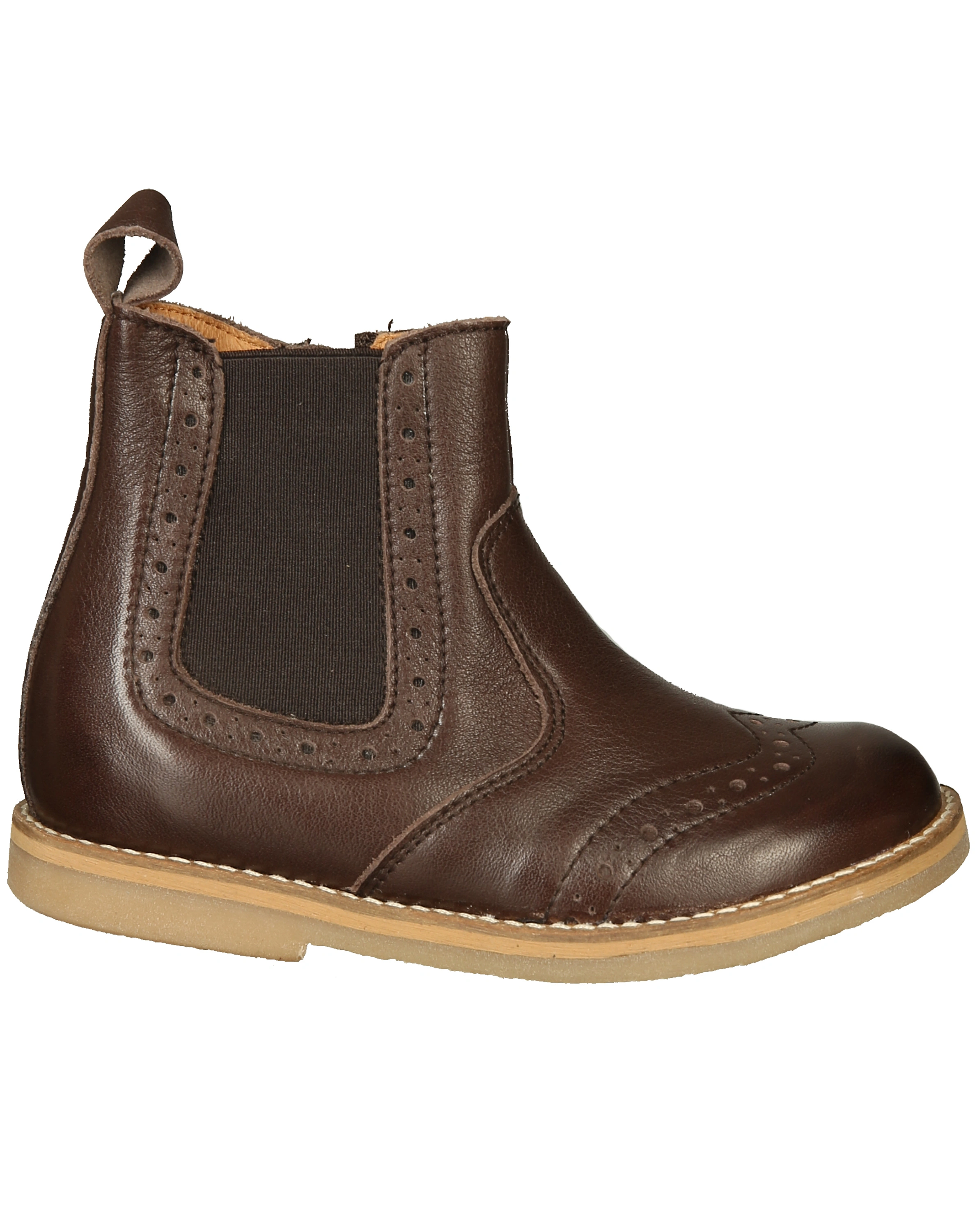 Chelsea-Boots CHELYS BROGUE in dark brown