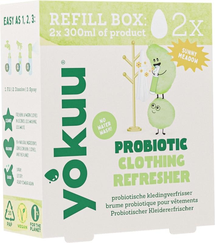 Yokuu Probiotische Kledingopfrisser Navulverpakking (2 stuks)