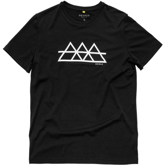 Devold Classic Triple Tee Funktionsshirt Kurz Black Herren