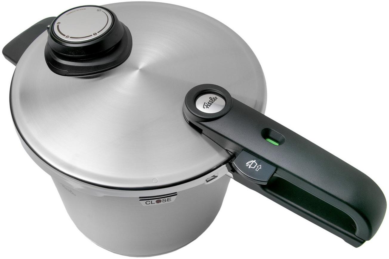Fissler Vitavit Premium 622-412-06-070 snelkookpan 22 cm, 6,0L met stoominzet