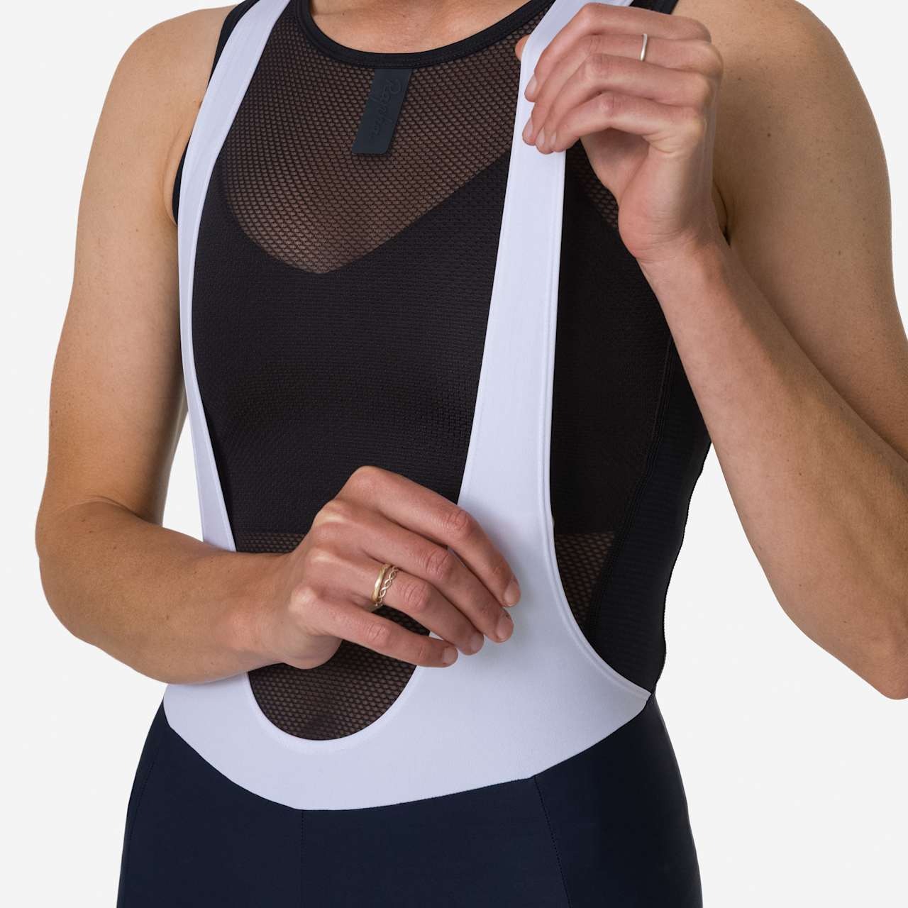 Core Bib Shorts Dame Dark Navy/White