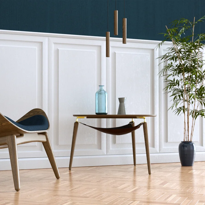 Umage - Hang Out Couchtisch, Eiche natur / Messing