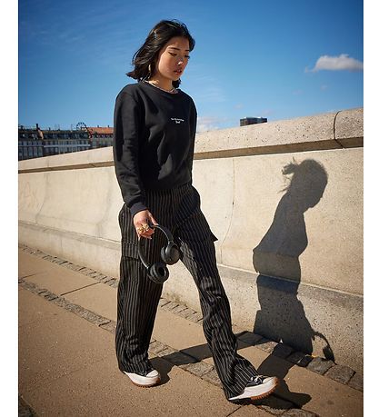 Grønt Sweatshirt - Roermond - Sort