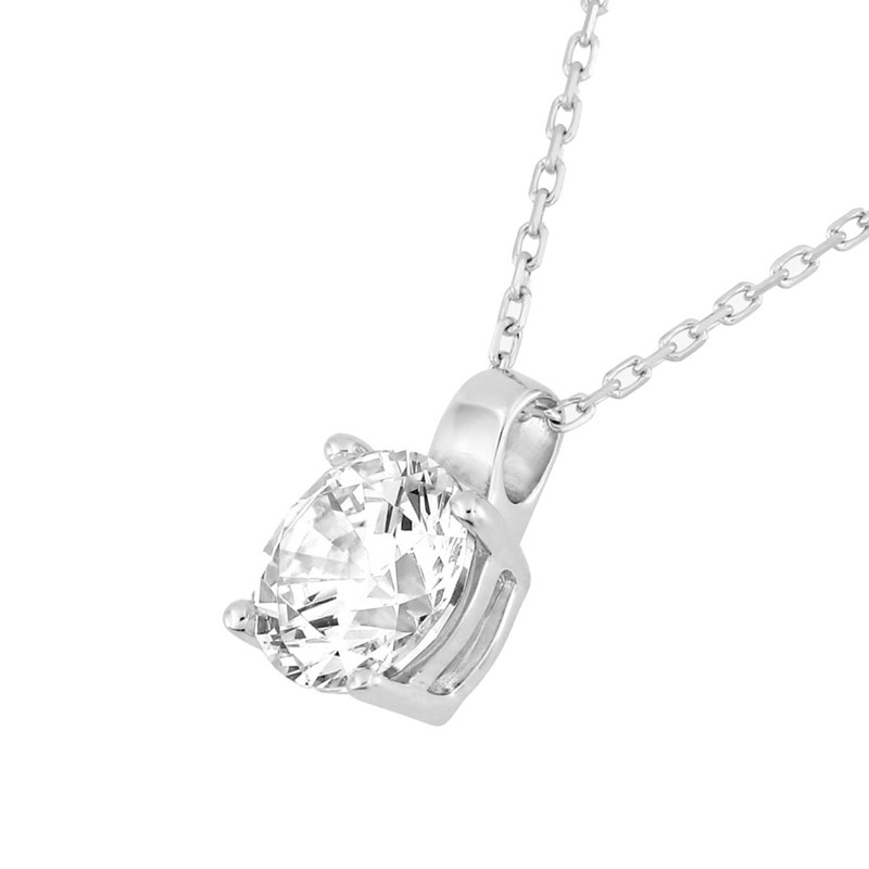 Collier Femme - Oxyde de zirconium - Or 18 Carats - Longueur : 42 cm