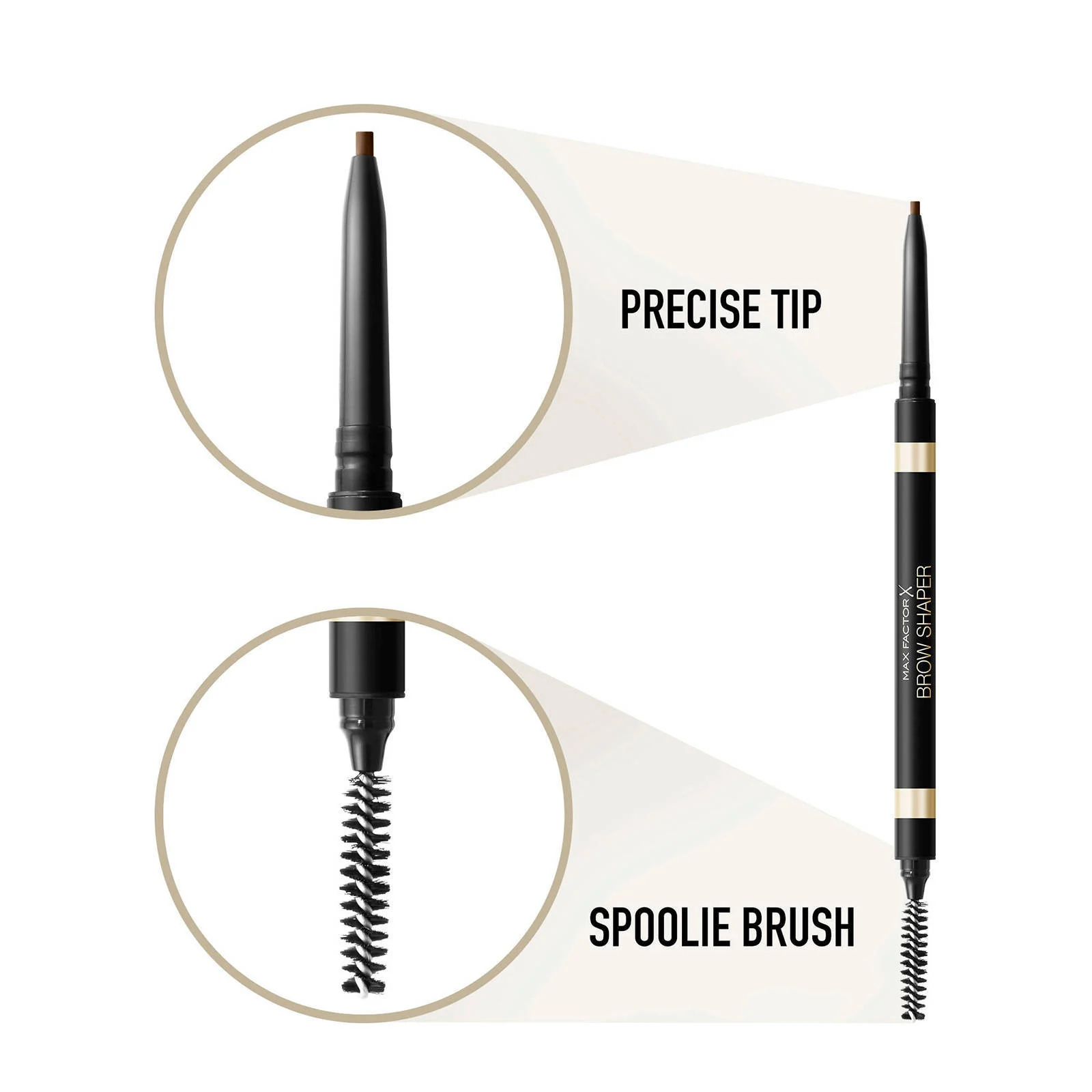 Max Factor Brow Shaper Wenkbrauwpotlood - 30 Deep Brown