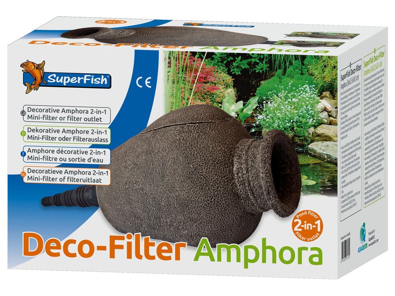 SuperFish Deko-Filter Amphore Dekorative Filter-Figur