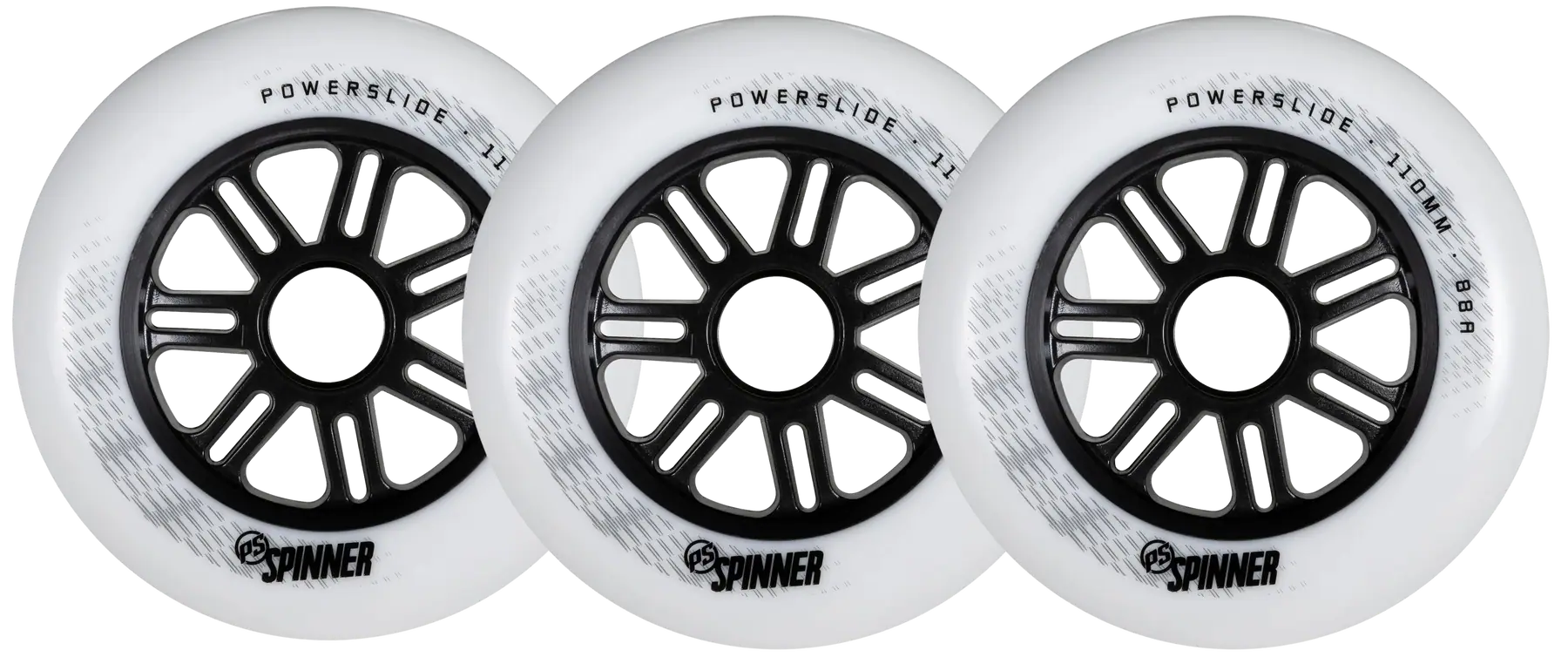 Powerslide Spinner Wheel 3-Pak - Hjul Freeskate | SkatePro