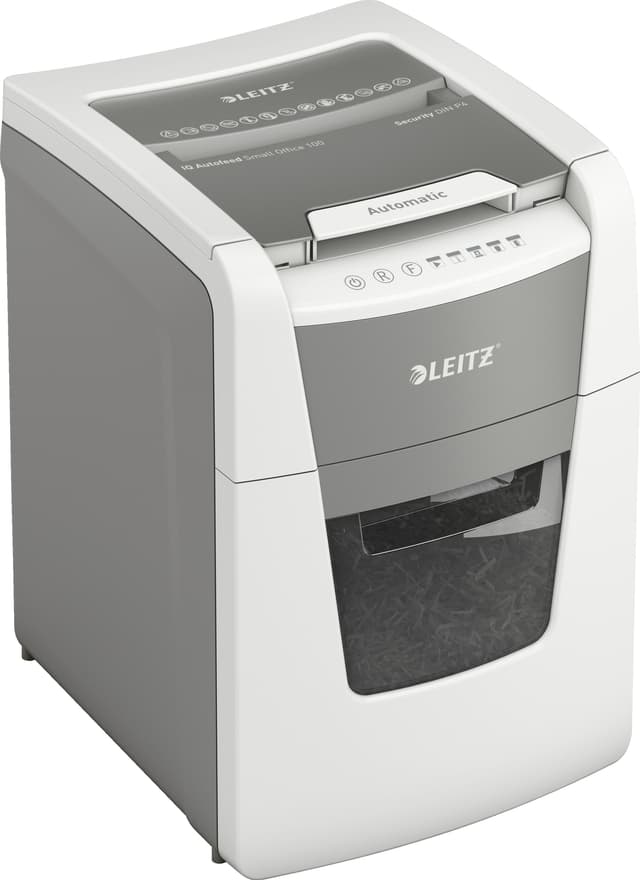 Leitz IQ AutoFeed SmallOffice 100 P4 tværskåret makulator