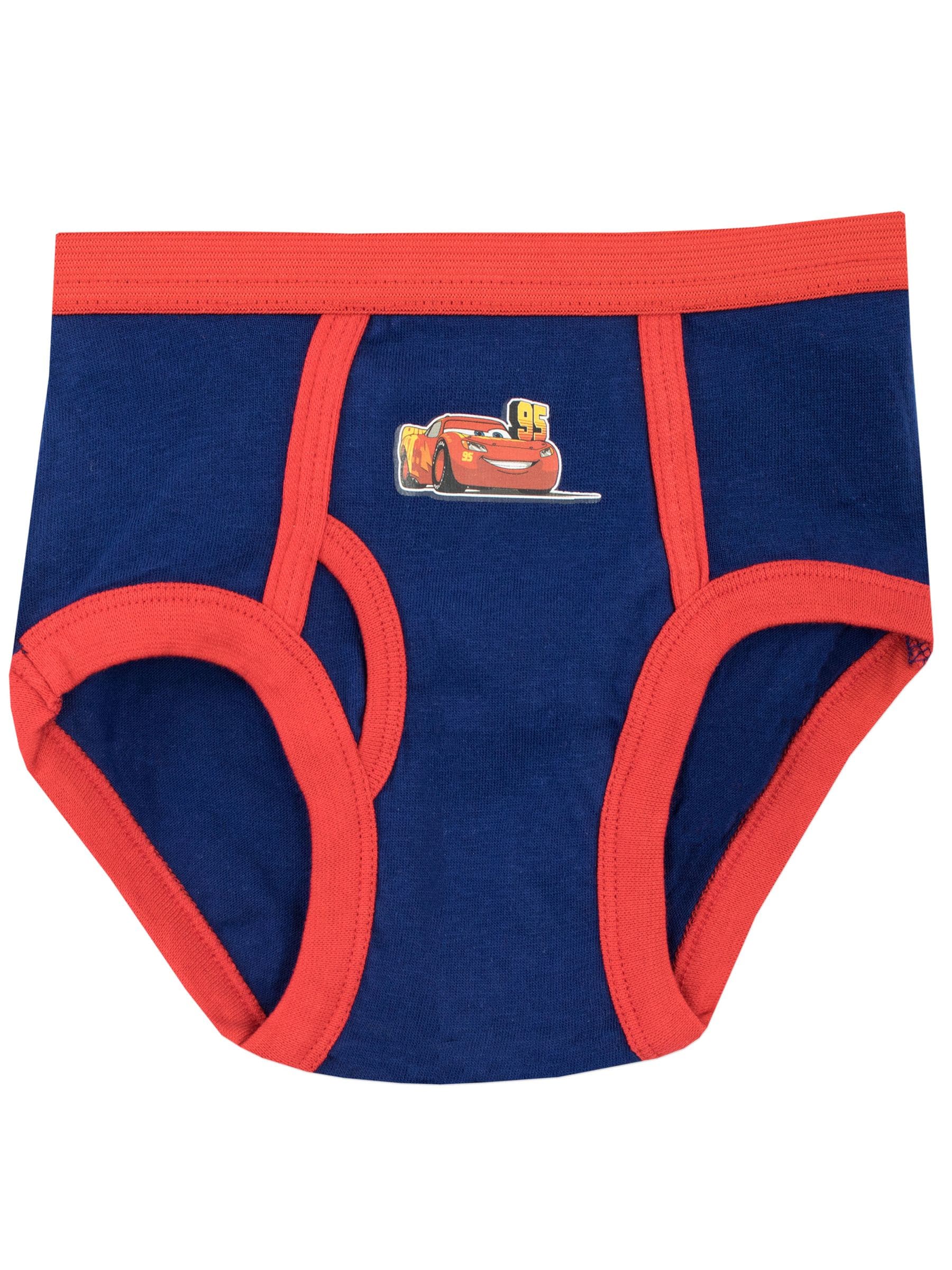 Character Disney Cars 100% Cotton Underwears 5 Pack