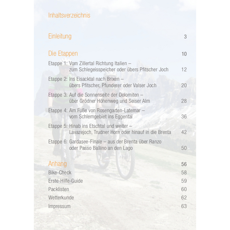 ULPbike Verlag Zillertal - Gardasee Alpencross mit Mountainbike