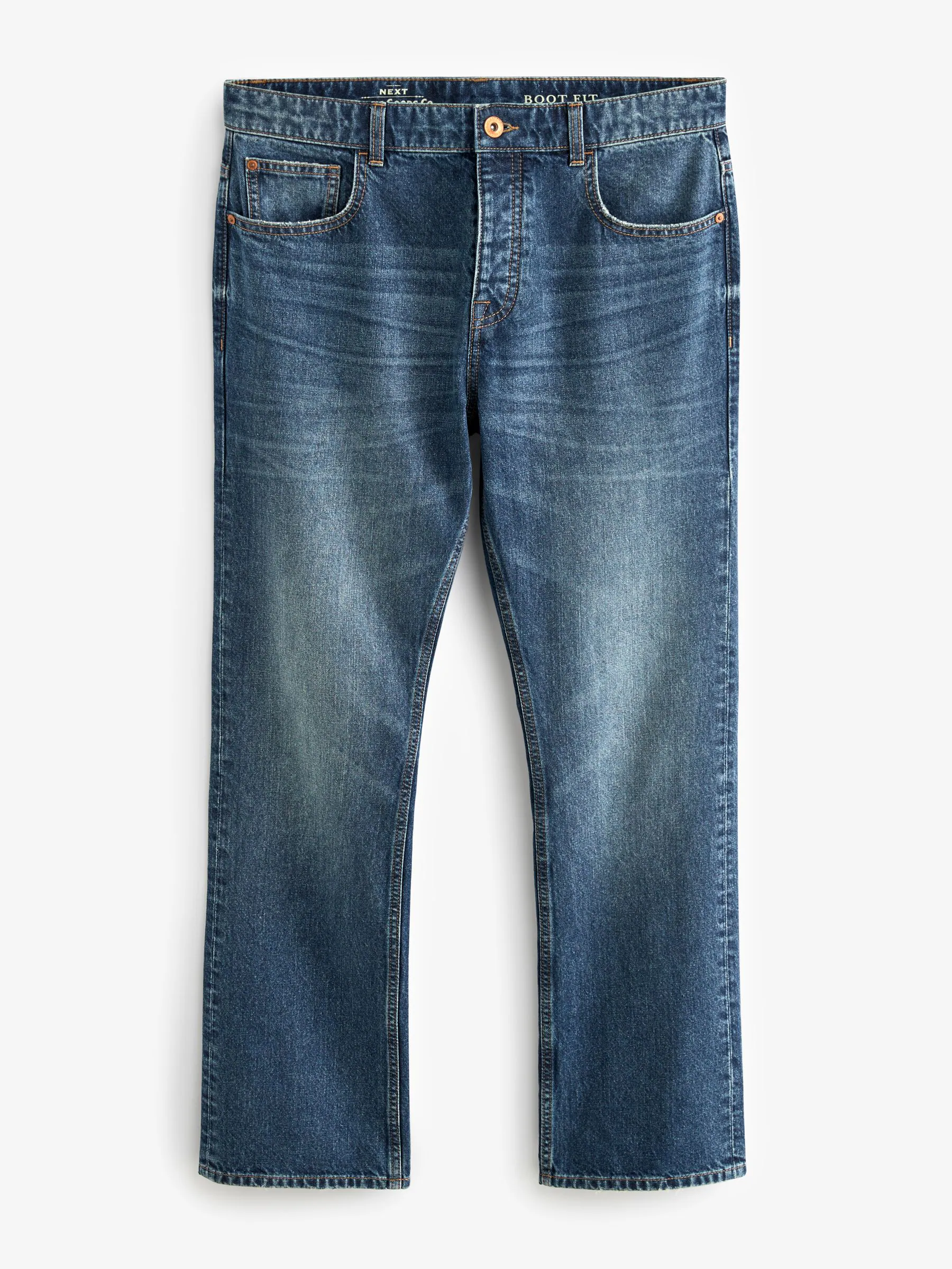 Vintage blauw - Relaxed fit - 100% katoenen authentic jeans