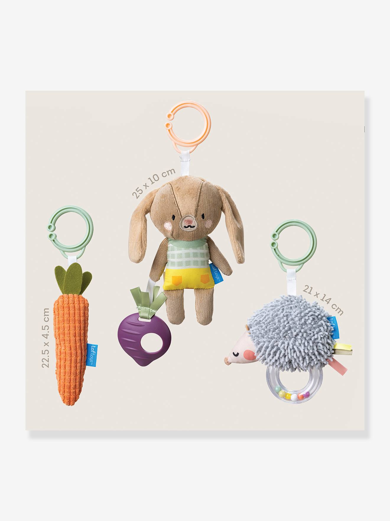 Conjunto de brinquedos com diversas atividades